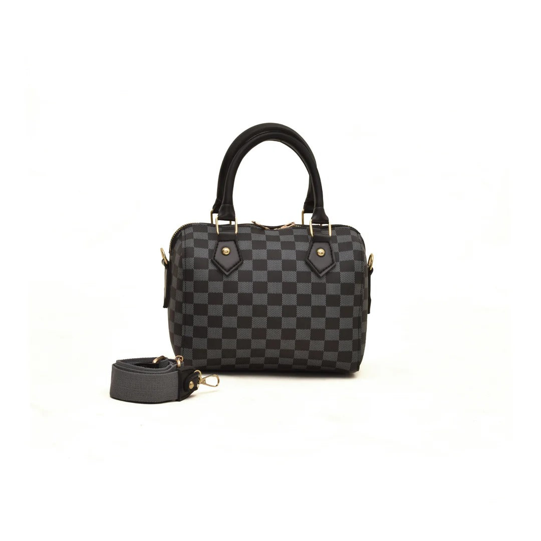 Midnight Royal Check Mini Crossbody Bag - Totewear