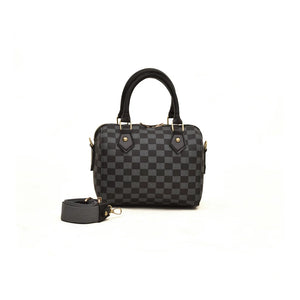 Midnight Royal Check Mini Crossbody Bag - Totewear