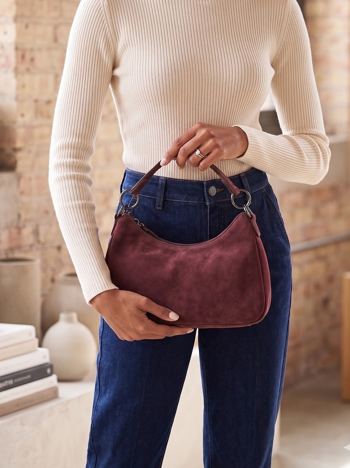 Jenna Maroon Crossbody bag - Bag X