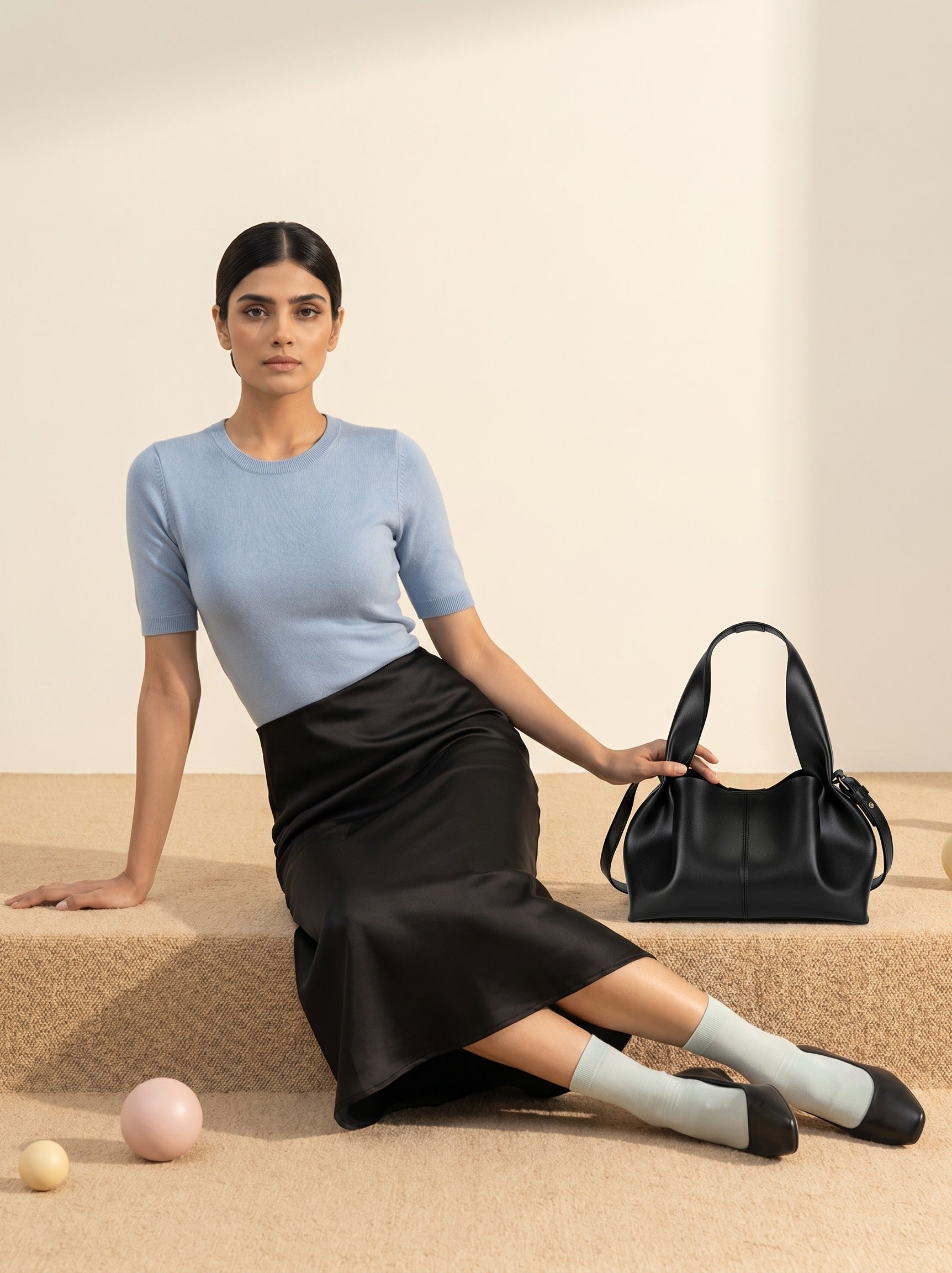 Lapin Black Shoulder bag - Bag X