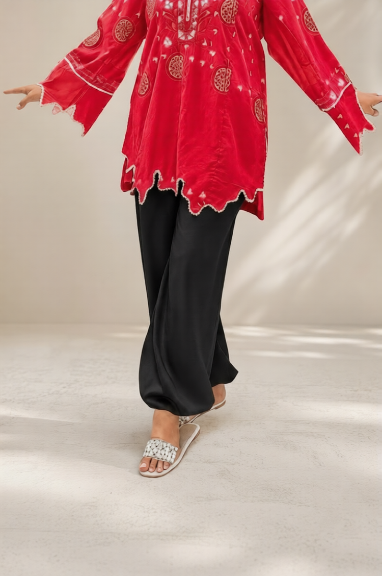 Black Balloon Shalwar “ Premium Soft Fabric - Urban Cut