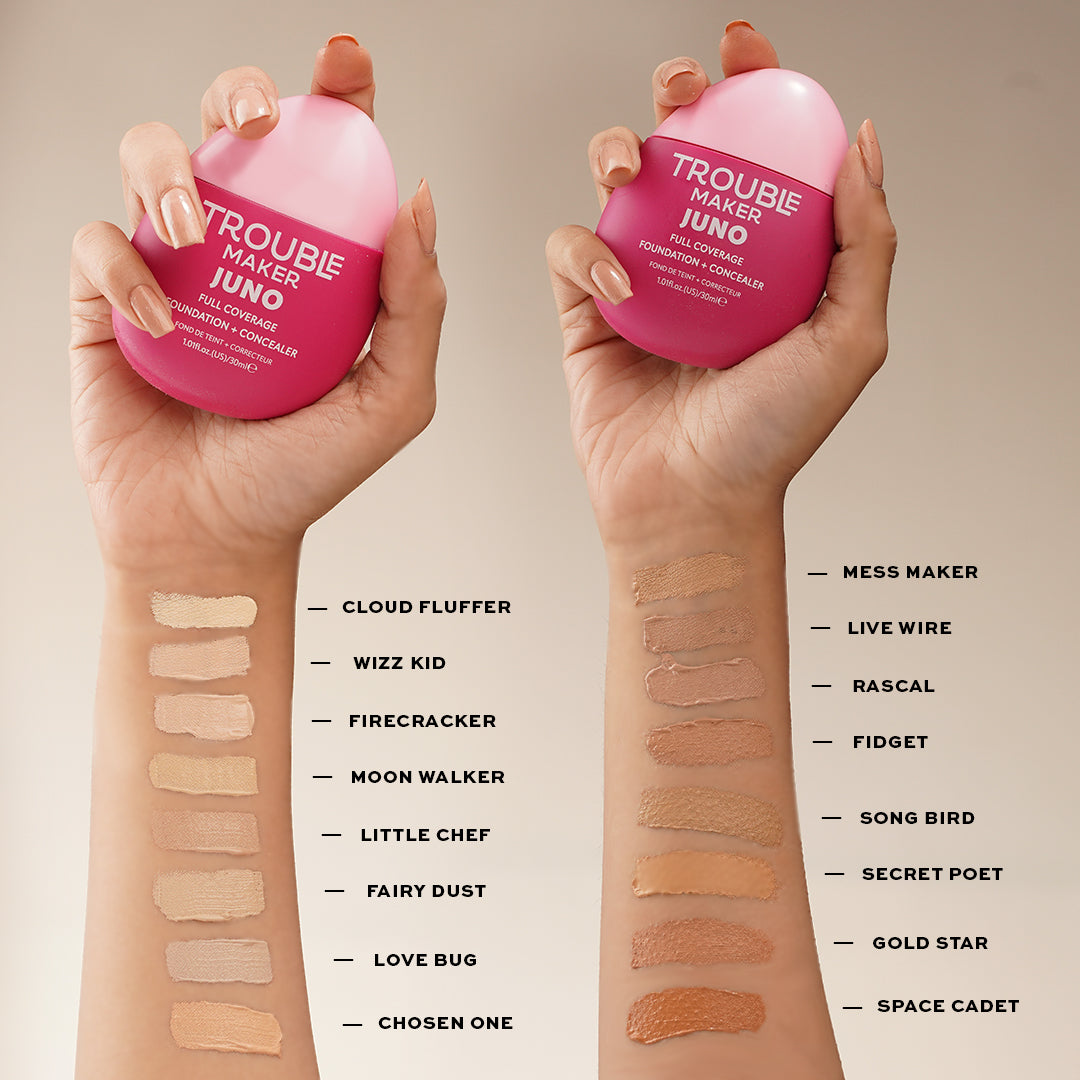 Trouble Maker Juno Full Coverage Matte Foundation Firecracker 30ml