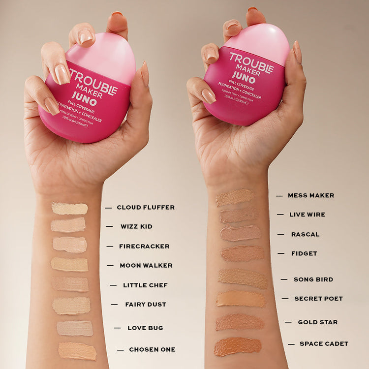 Trouble Maker Juno Full Coverage Matte Foundation Firecracker 30ml