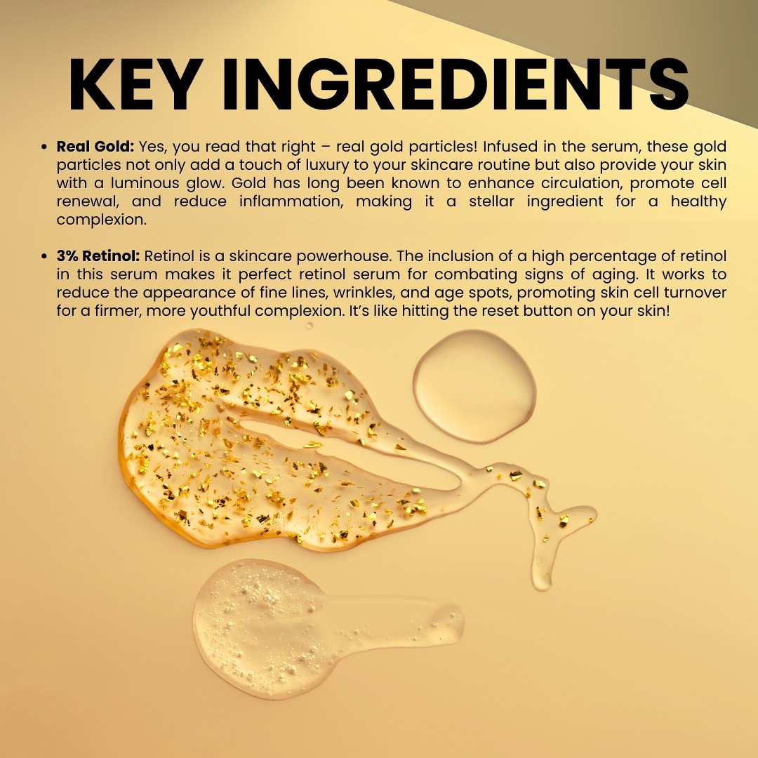 24K Gold Serum - TrulyKomal