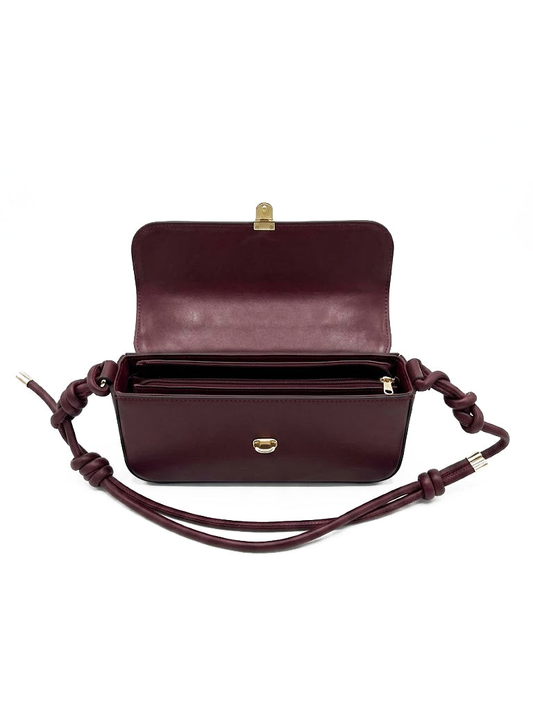 Leo Maroon Shoulder bag - Bag X