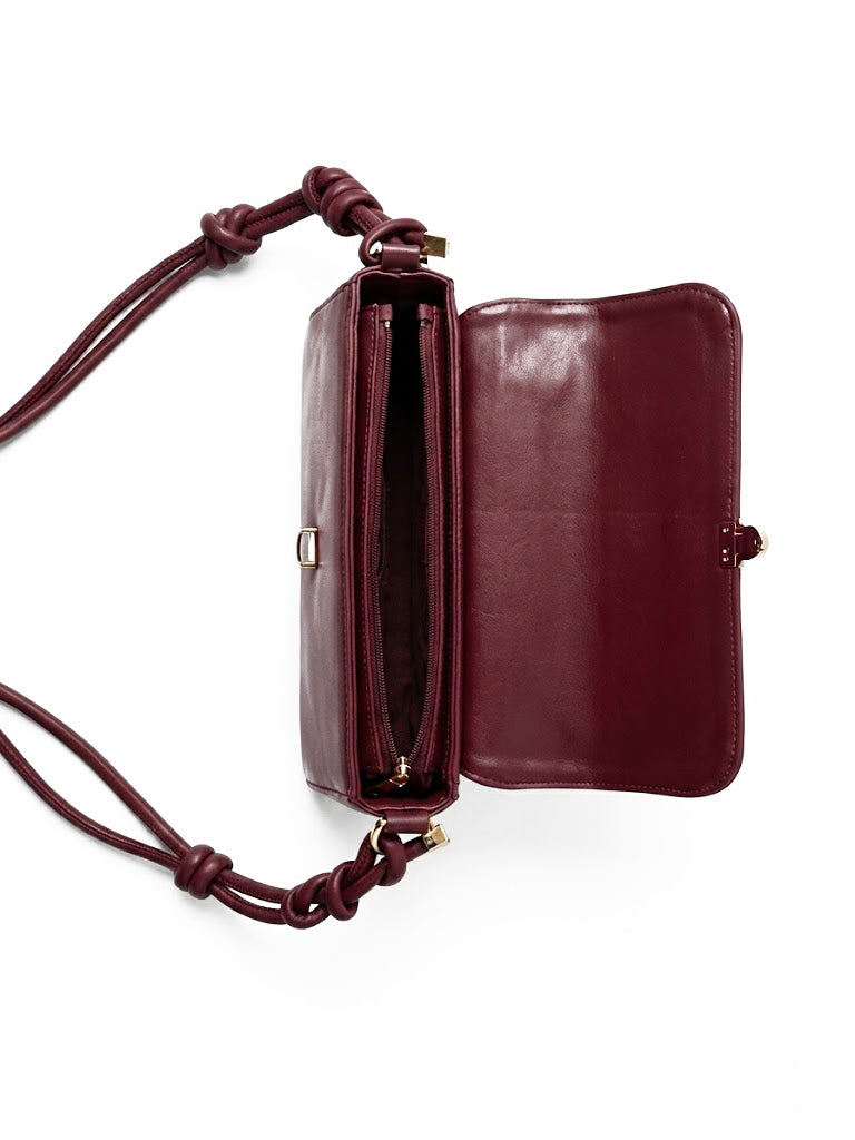 Leo Maroon Shoulder bag - Bag X