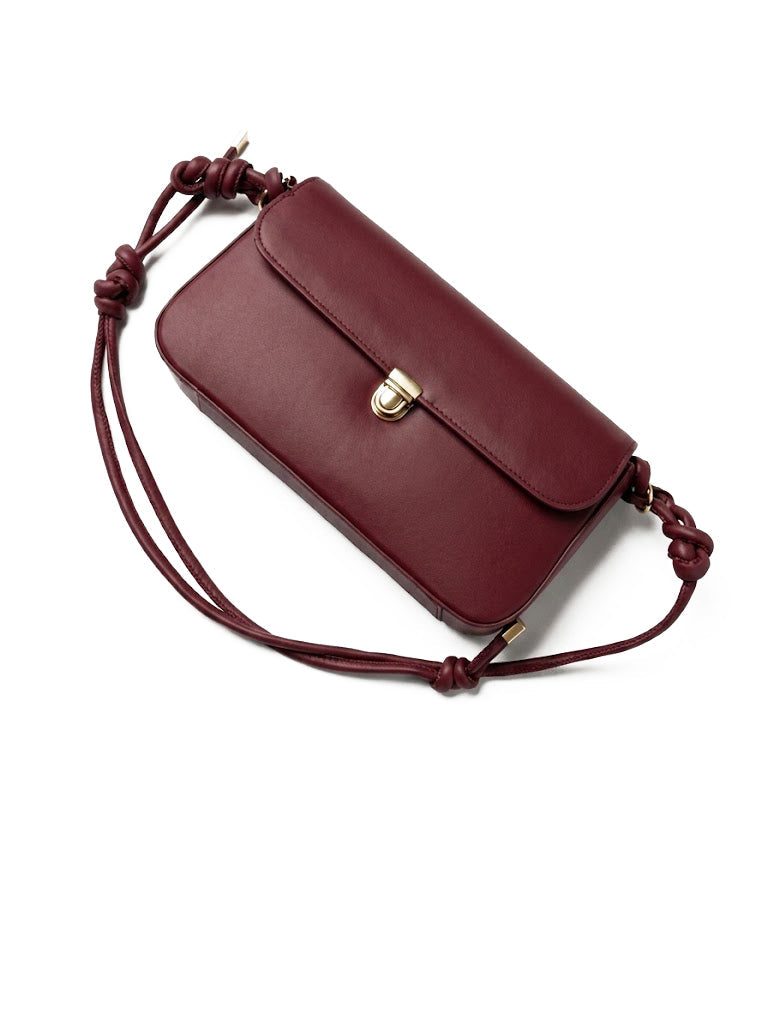 Leo Maroon Shoulder bag - Bag X