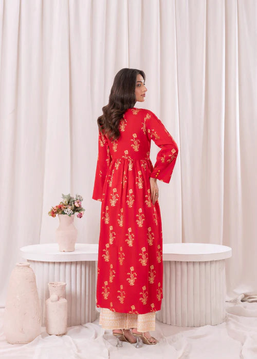 Maxi Set D112 - Laal Kurti