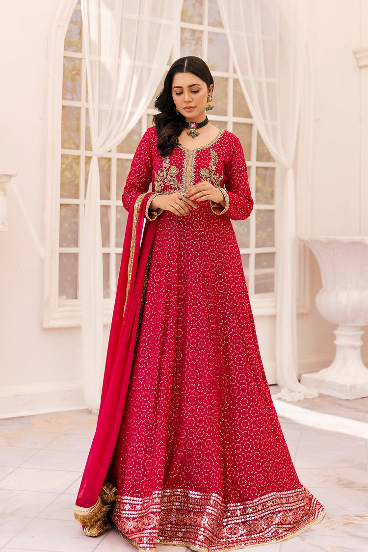 Merah 3 Piece Stitched - Javeria Zoa