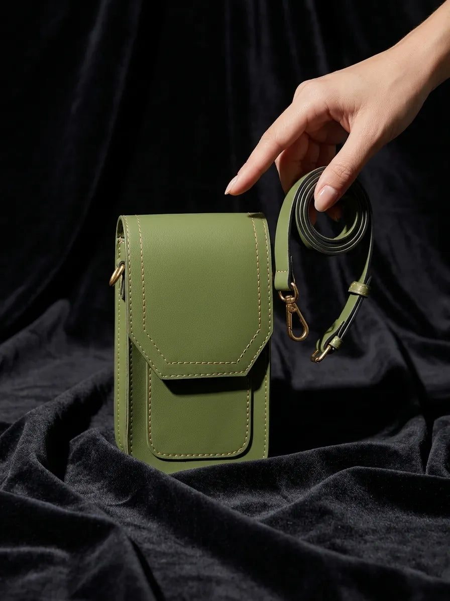 Mobo Pouch Green Crossbody bag - Bag X