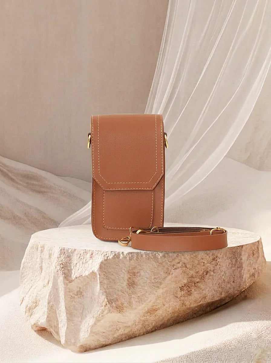 Mobo Pouch Brown Crossbody bag - Bag X