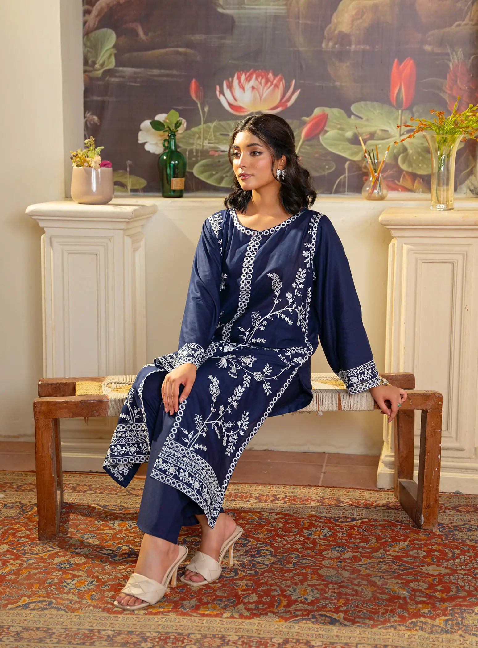 NAVY CUT 3PCS - Tawakal Closet