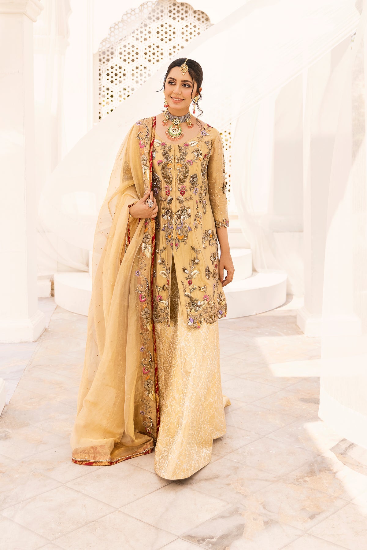 Noorain 3 Piece Stitched - Javeria Zoa