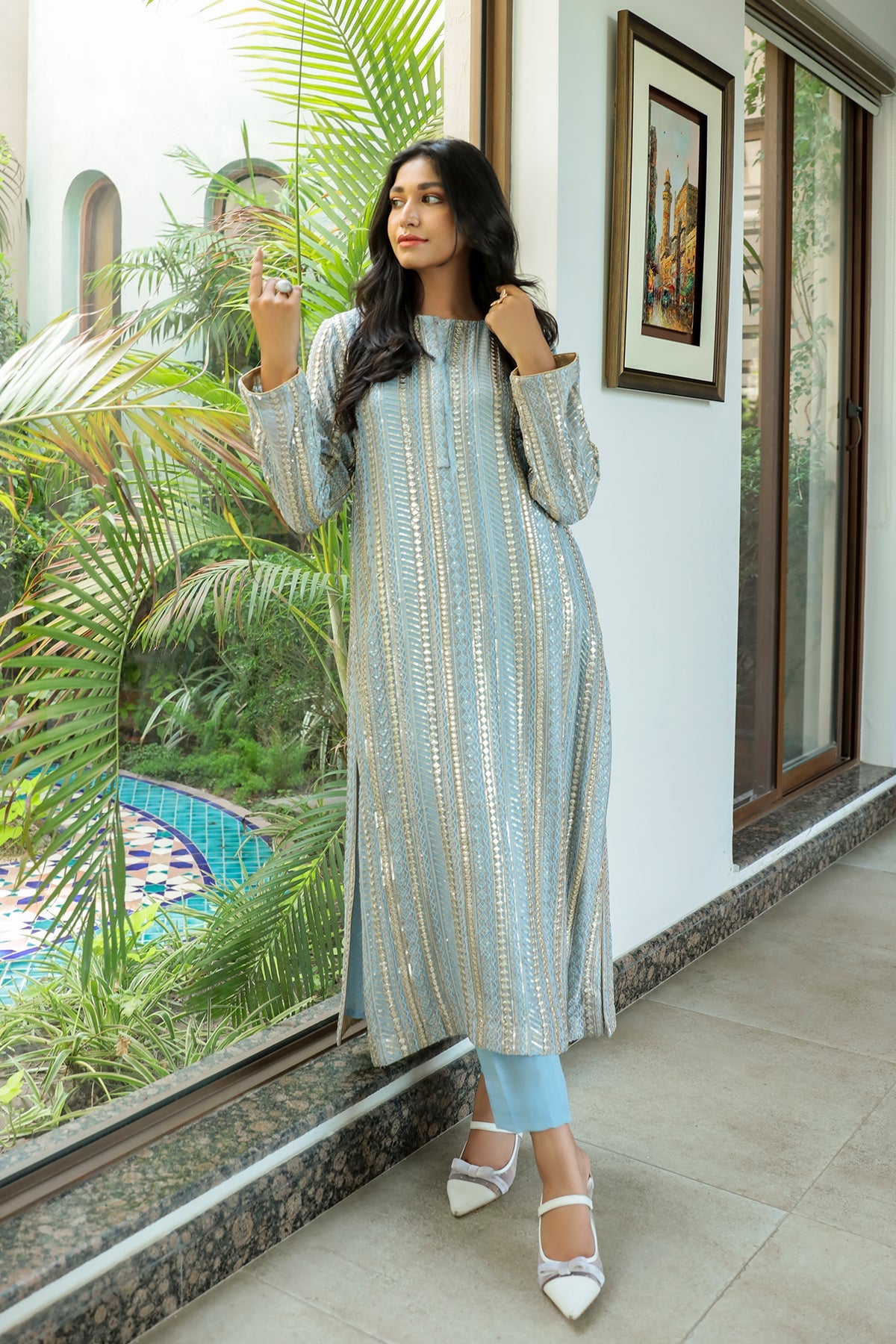 Odette 3 Piece Stitched - Javeria Zoa
