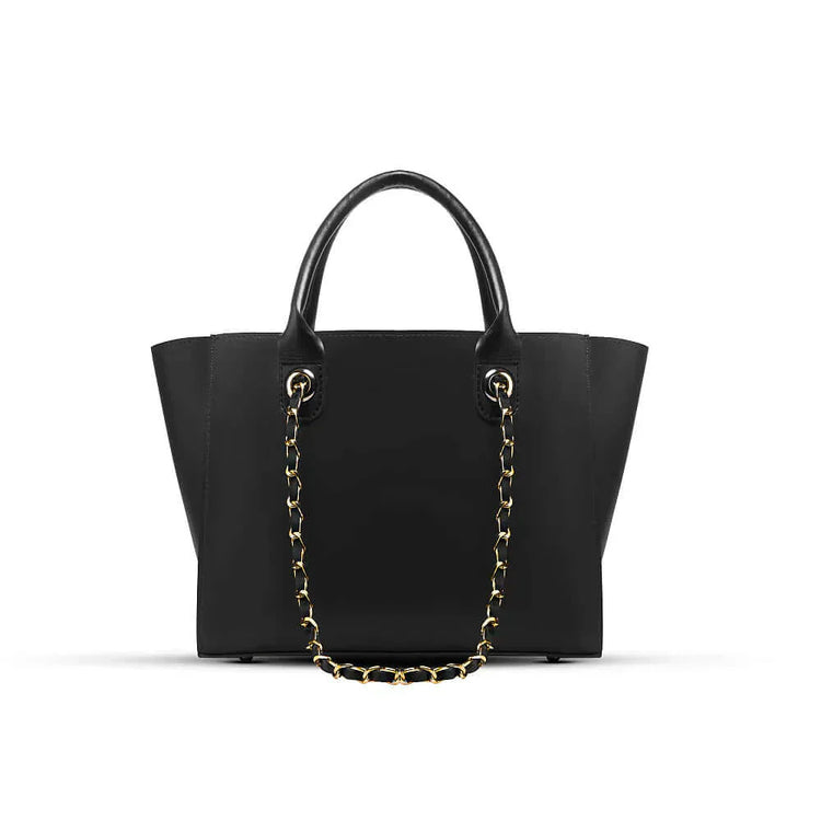 Plush Black Handbag - Bag X