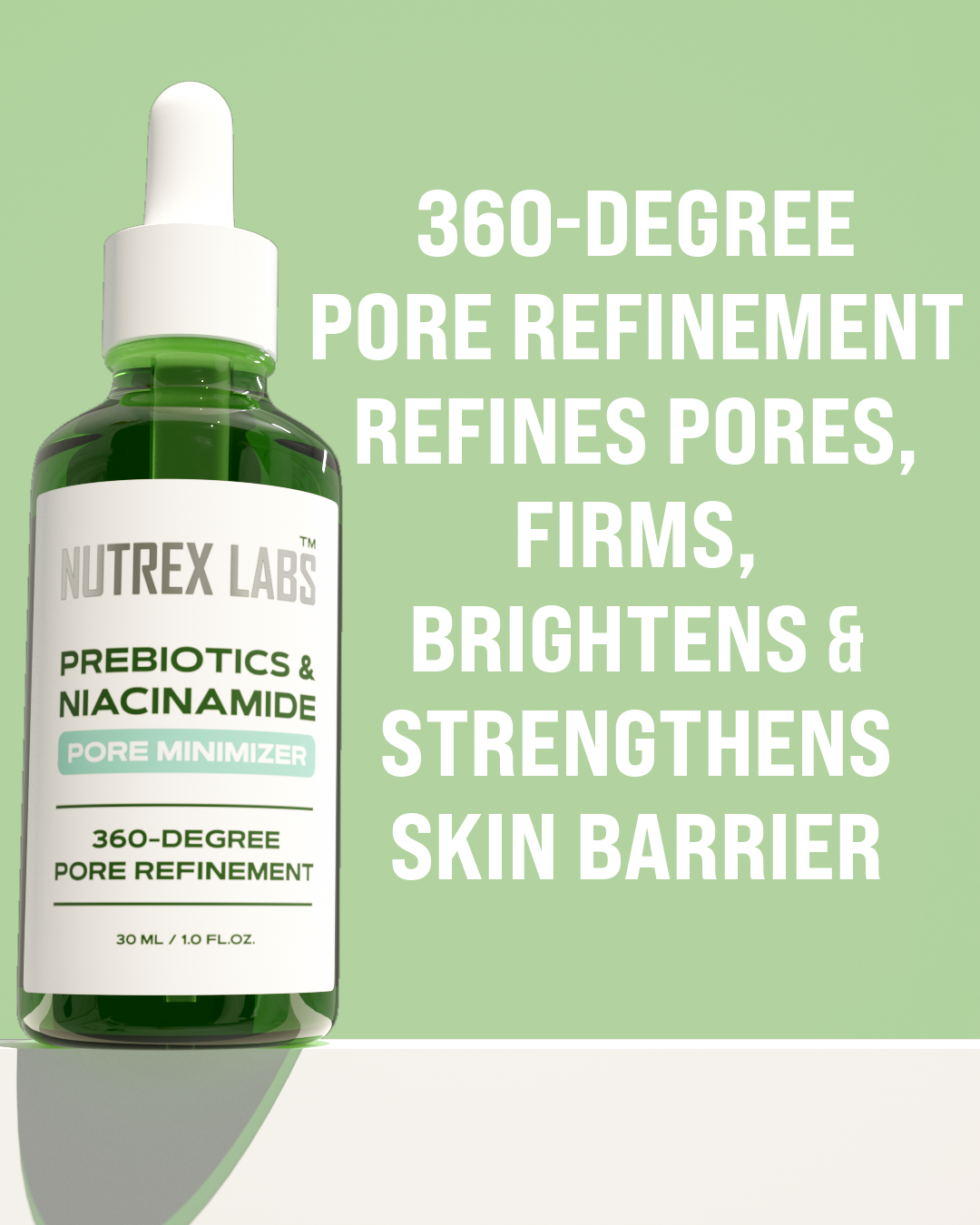 Prebiotics & Niacinamide Pore Minimizer - Nutrex Labs