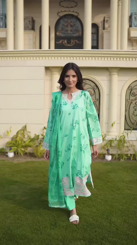Eira 3 Pcs Lawn - Zyna