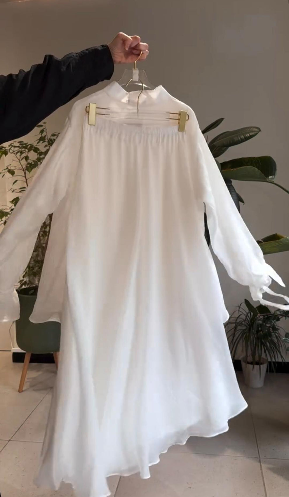 Buttons down shirt skirt turkish
 - Niraan