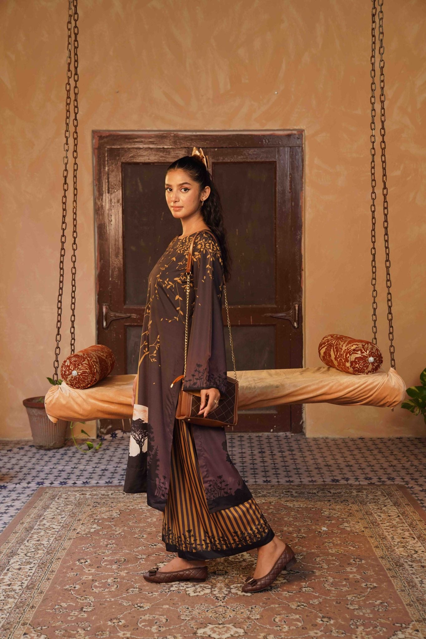 Mah Bano - 2Pcs - Printed - Stitched - Sairafit