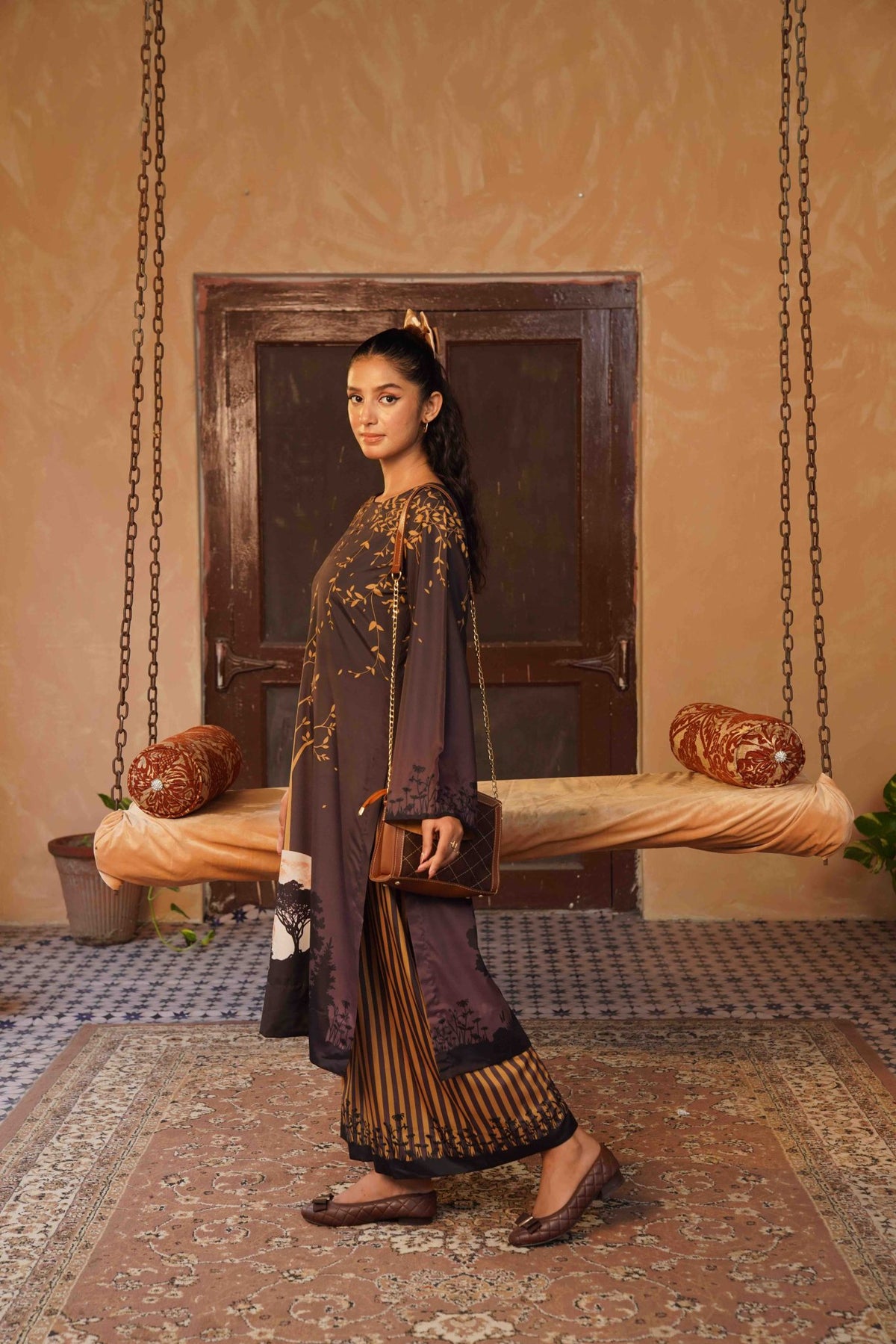 Mah Bano - 2Pcs - Printed - Stitched - Sairafit