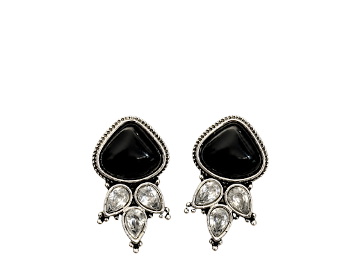 Zephyre Crystal Stud Earrings - Zaroon