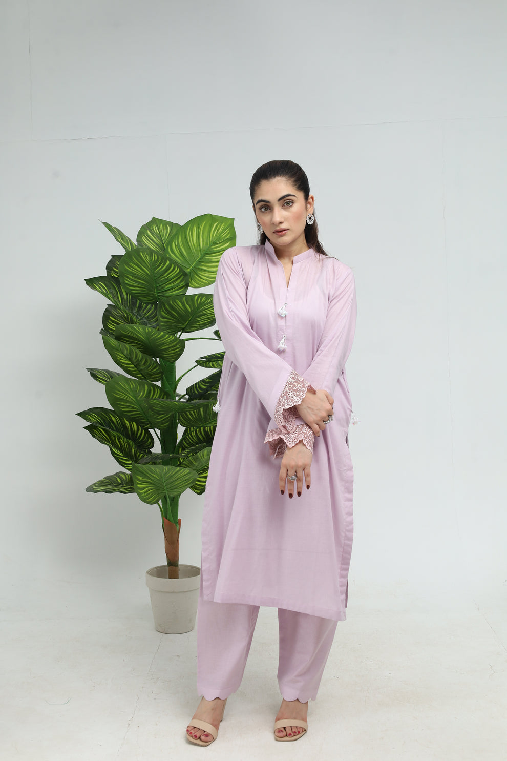Lavender Breeze - Cotton - 2 Pcs - Jaanib