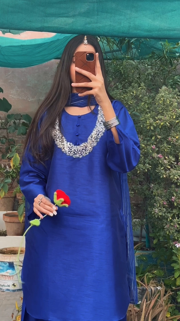 Bliss 3-Piece Stitched - Rang-e-Meeras