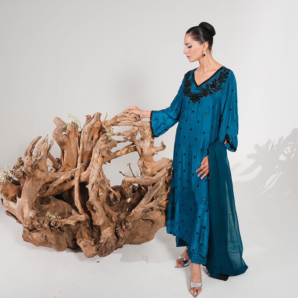 Sapphire 3 Piece Stitched - Javeria Zoa