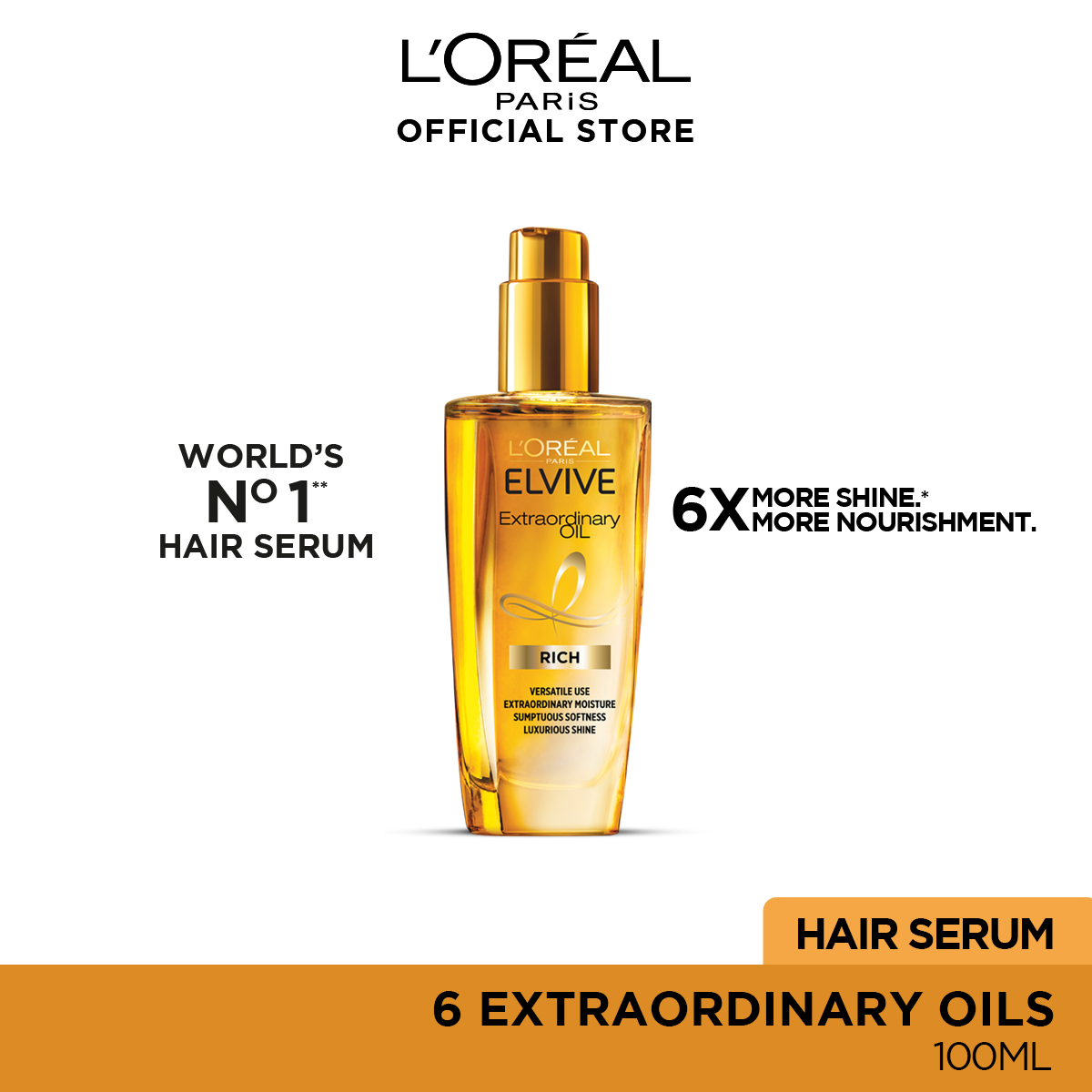 L'Oreal Paris Elvive Extraordinary Oil Serum 100ml