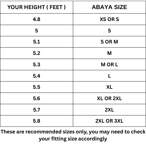 Zarwa Abaya - Hadeeqah