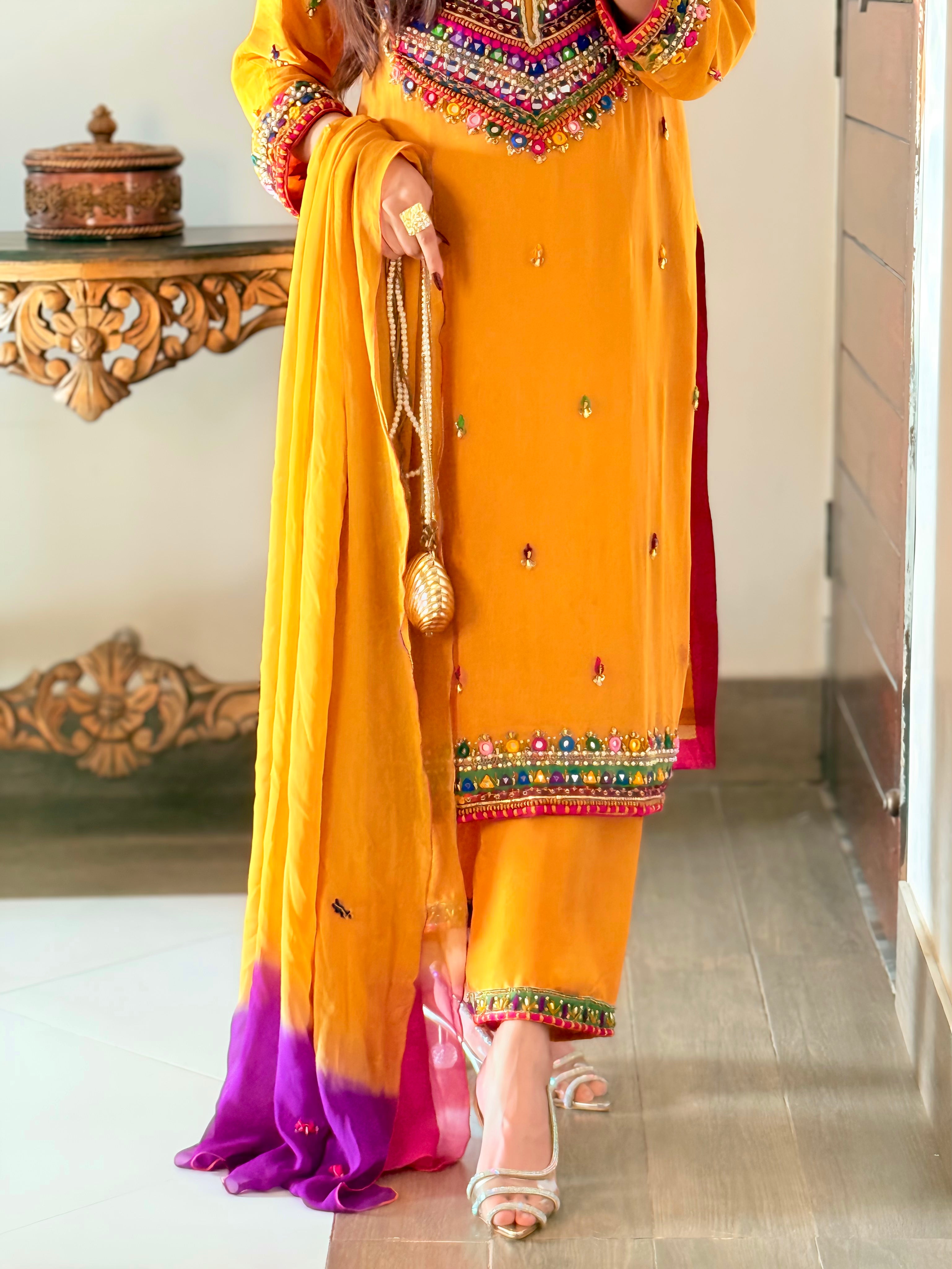 Amna Royale - Chiffon - 3 Pcs - Fashion Corner
