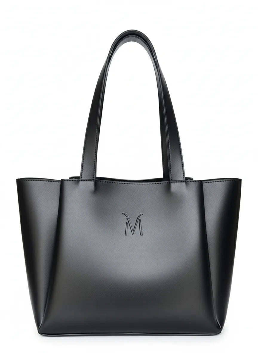 Sleek Black Tote Bag - Marquise Vault