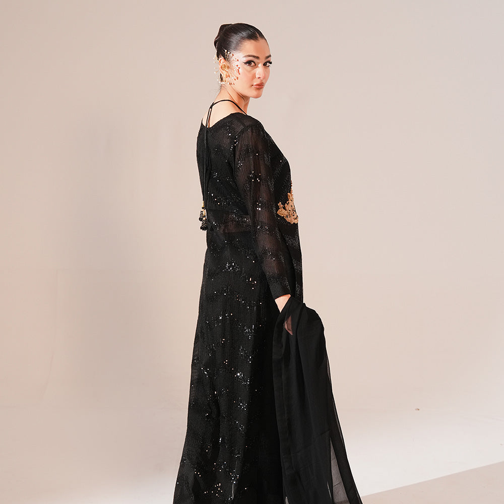 Raven 3 Piece Stitched - Javeria Zoa