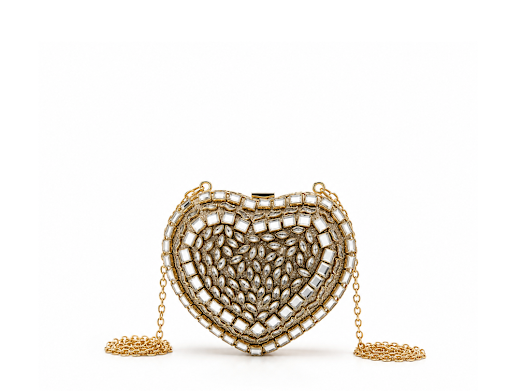 Celeste Heart Clutch - Zaroon