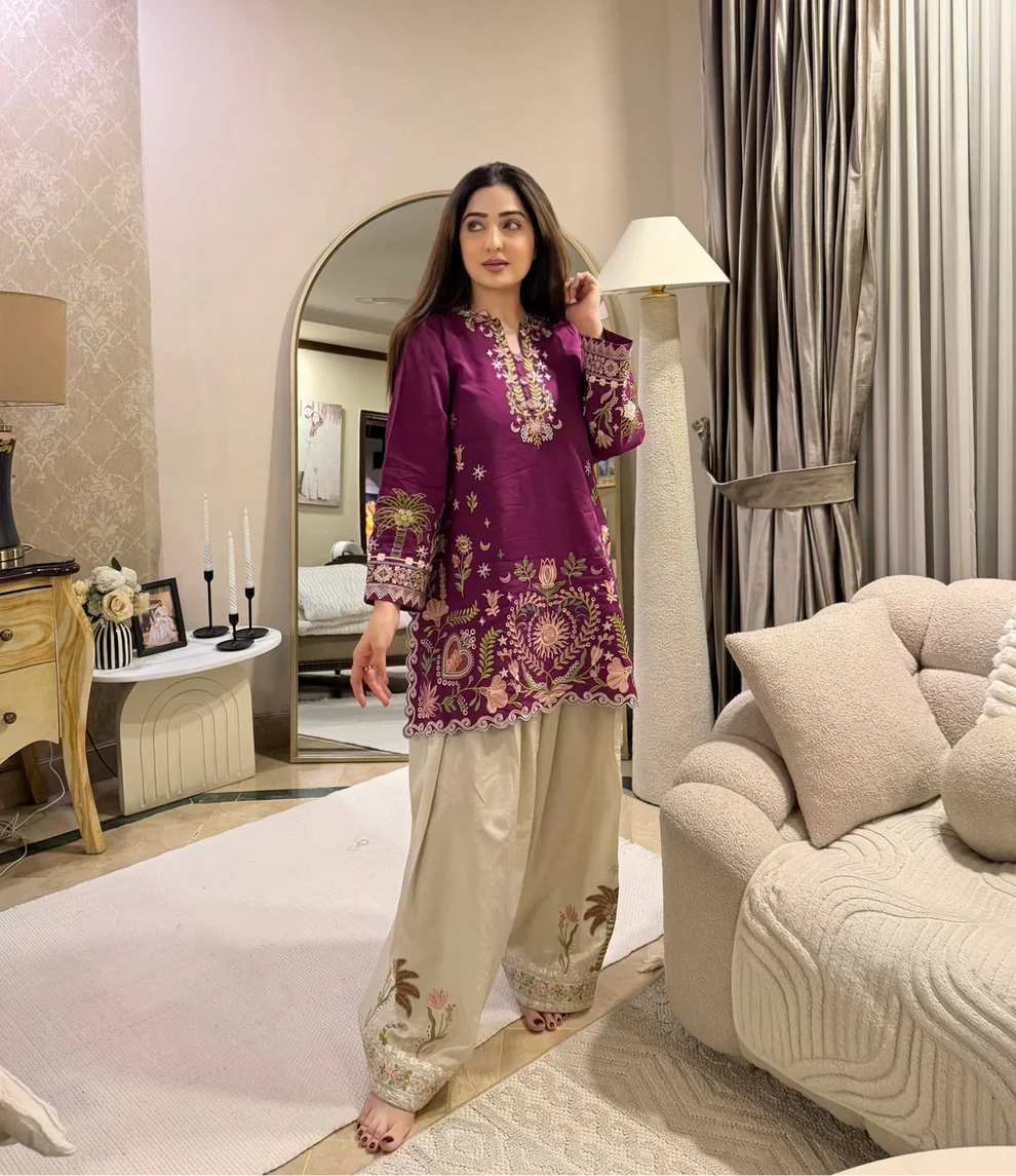 Zarmina 3PC Suit - Urban Haya
