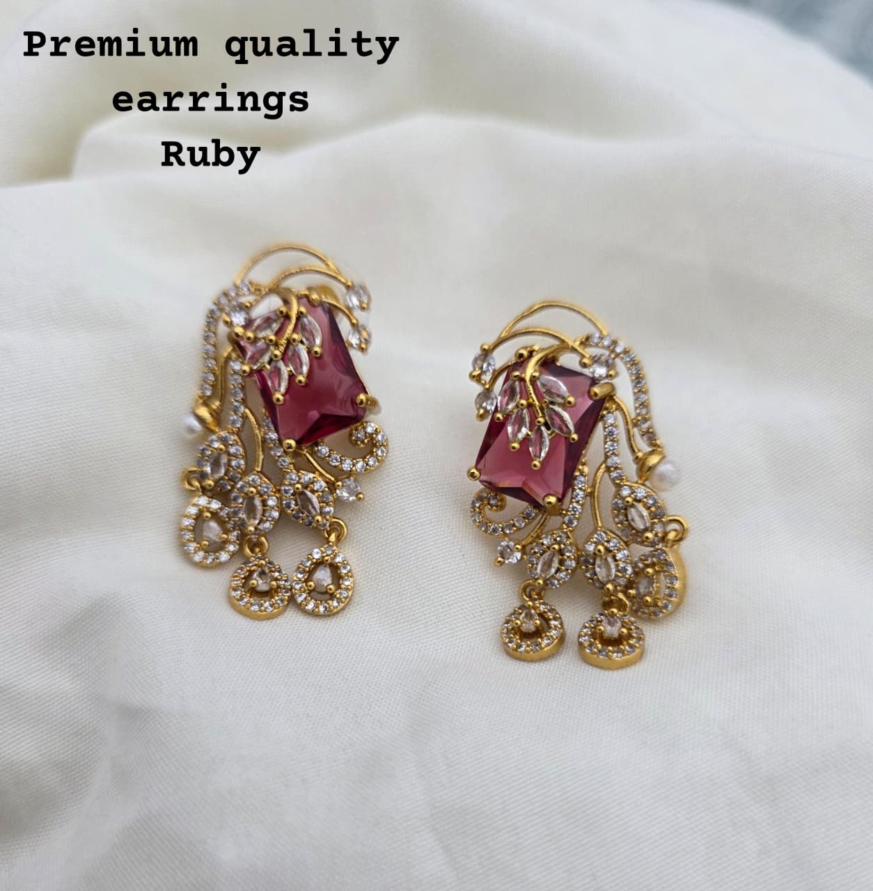 Designer Stud Earrings - Aloro Jewels