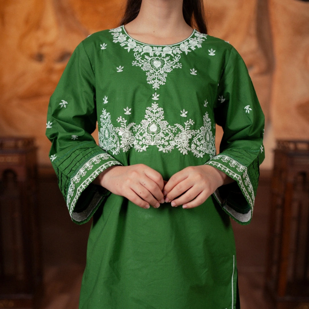 Embroidered Cotton Suit –Zaitoon