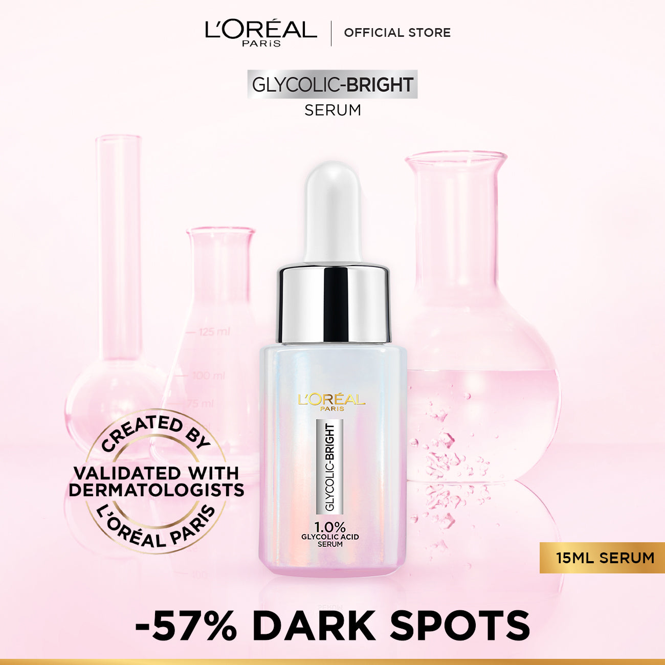 L'Oreal Paris Glycolic Bright Instant Glowing Face Serum 30ml