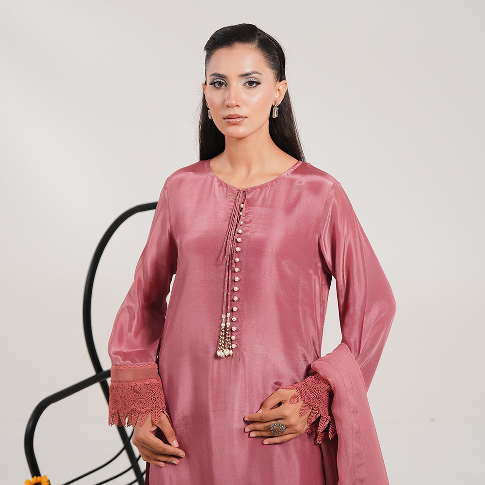 Coral 3 Piece Stitched - Javeria Zoa
