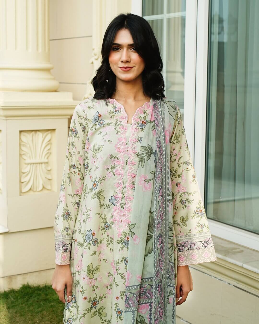 Fayla 3 Pcs Lawn - Zyna