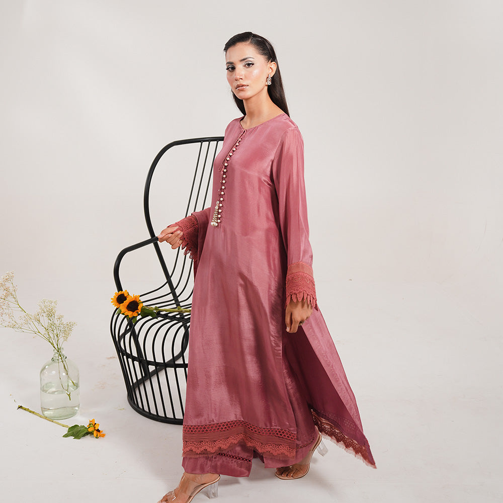 Coral 3 Piece Stitched - Javeria Zoa