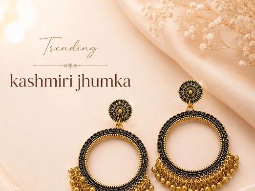 Vintage Hoop Tassel Earrings - Zaroon
