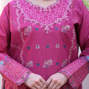 Embroidered Cotton Suit – Zara