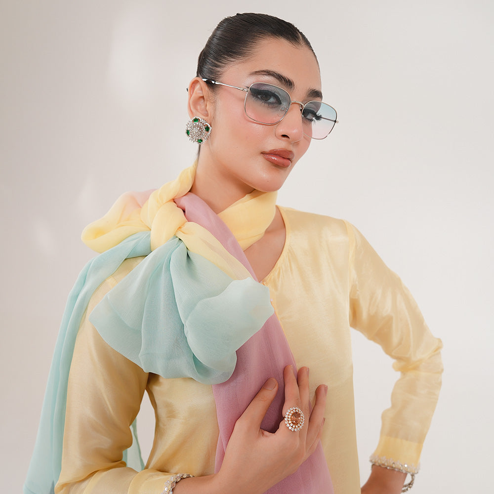 Amber 3 Piece Stitched - Javeria Zoa