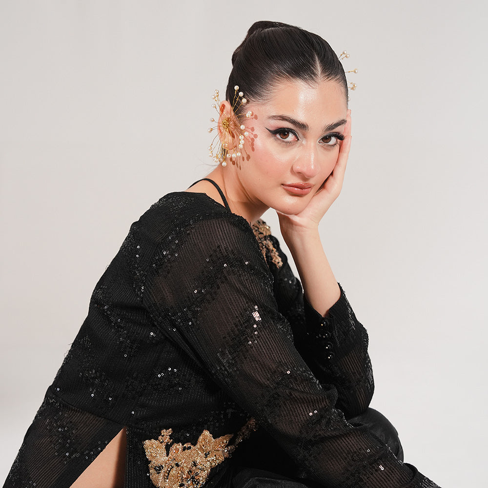 Raven 3 Piece Stitched - Javeria Zoa