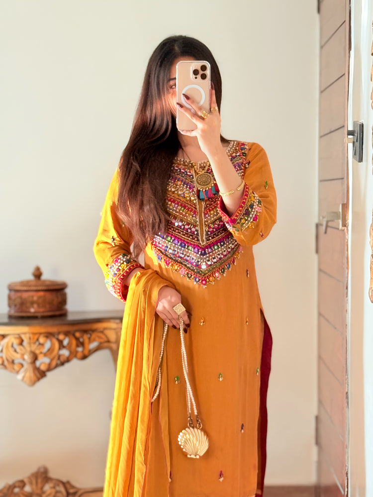 Amna Royale - Chiffon - 3 Pcs - Fashion Corner