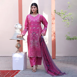 Embroidered Cotton Suit – Zara