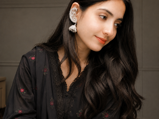 Moonlit Sparrow Jhumki - Zaroon