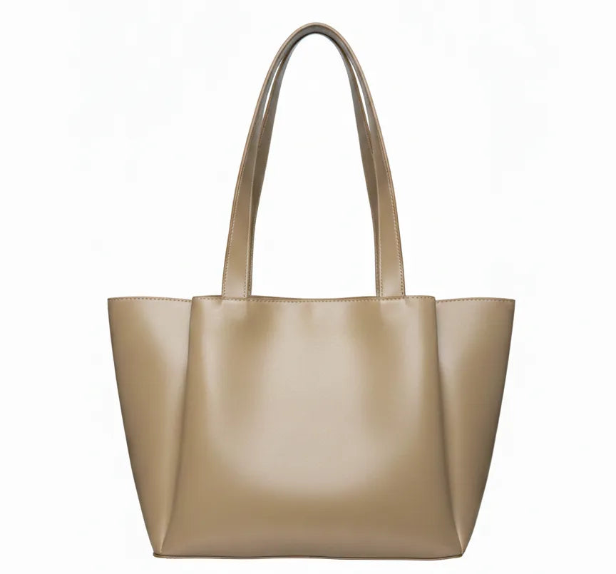 Sleek Biege Tote Bag - Marquise Vault