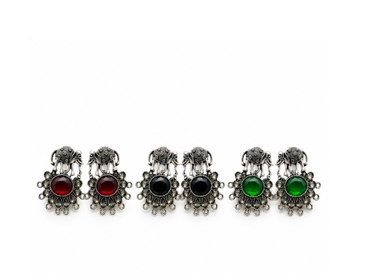 Royal Elephant Statement Earrings - Zaroon